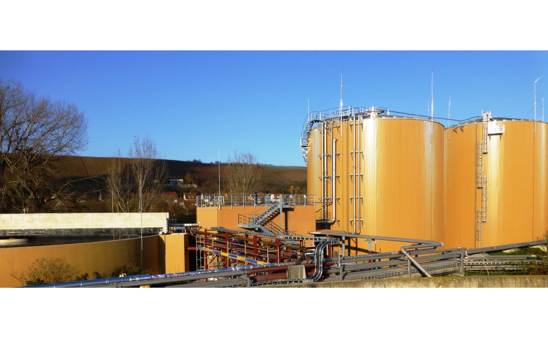 Gewinnung von Biogas mit Abwasser aus der Zuckerindustrie