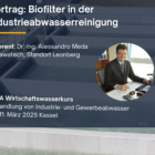 Vortrag von ALMAWATECH über Biofiltrationen in der industriellen Wasseraufbereitung bei der DWA Veranstaltung Wawikurs